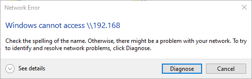 error_share_folder