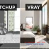 Cài đặt VRAY cho sKetchup online vitinhvietphat